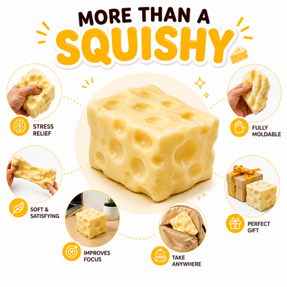 Cheese Squishy Stress Ball