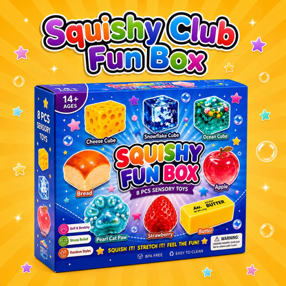 8-Piece Squishy Fun Box