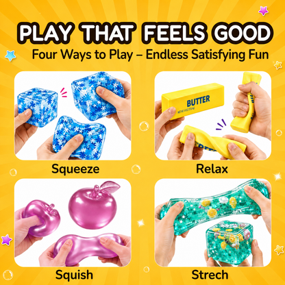 8-Piece Squishy Fun Box